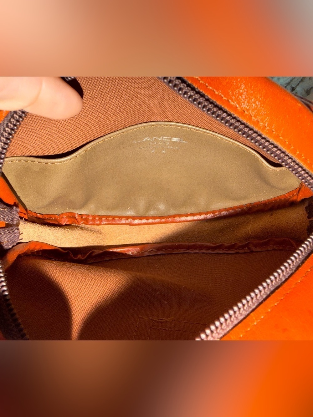Vintage 1980’s Lancel Paris Crossbody Purse - Picture 8 of 9